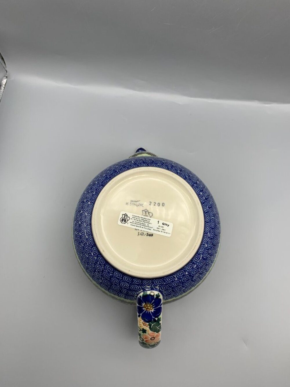 Ceramika Artystycana Unikat Polish Pottery Boleslawiec Signed Teapot - Picture 12 of 15